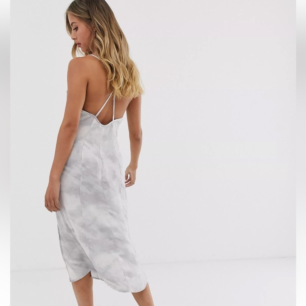 Free People Intimately NWT Chasing Shadows Midi Tie Dye Slip Dress - Picture 2 of 16